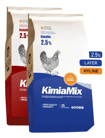 کنسانتره 2.5 % مرغ تخمگذار ویژه نژاد هایلاین (پرورش و تولید)